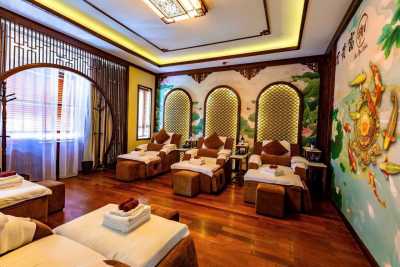 SANG NHƯỢNG SPA MASSAGE FOOT PHONG CÁCH TRUNG HOA CAO CẤP 