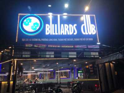 Góc sang nhượng quán bida máy lạnh