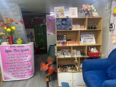 sang tiệm dưỡng sinh tóc nail  gội massage thư giãn 