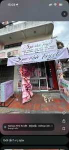  Do cần mở rộng quy mô nên e sang lại mặt bằng 1 tiệm