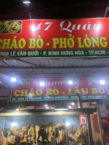 cần sang nhượng quán cháo bò lẩu bò.