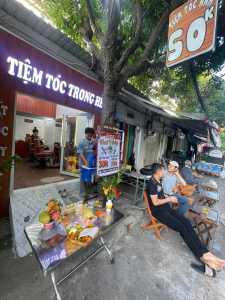 sang nhượng tiệm tóc  mặt tiền đường số 32, p. bình phú, quận 6
