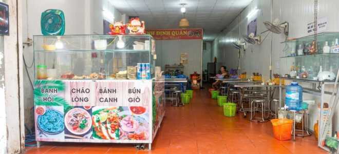 Cần sang nhượng lại quán Cháo Lòng Bình Định