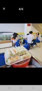 sang quầy kiot bán cafe trà sữa