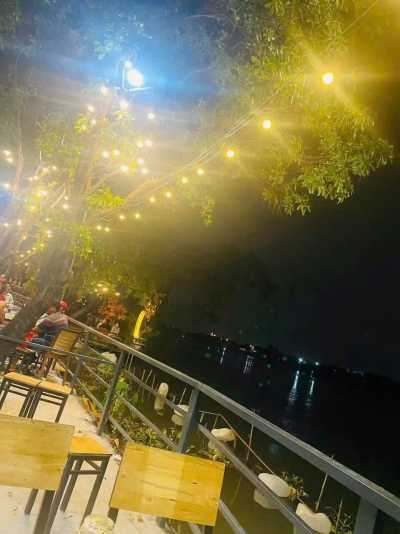 Cần sang quán ăn gia đình view  sông mát mẻ! Tại Thạnh Lộc Quận 12