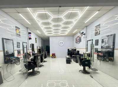 Cần sang tiệm tóc nam 5x23m (nguyên căn, 1 phòng gội, 2 pn)
