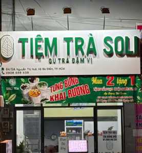 SANG TIỆM TRÀ SỮA NHƯỢNG QUYỀN SOLI TEA.